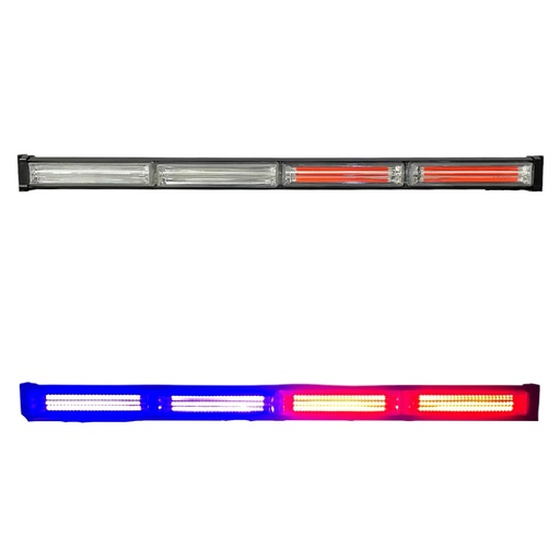 [RL4P-N032/RD/BL] Barra LED patrulla de 4 paneles COB