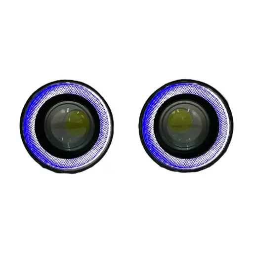 [89BL] Faro LED ojo de ángel azul luz fija