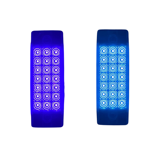 Plafón rectangular transparente 