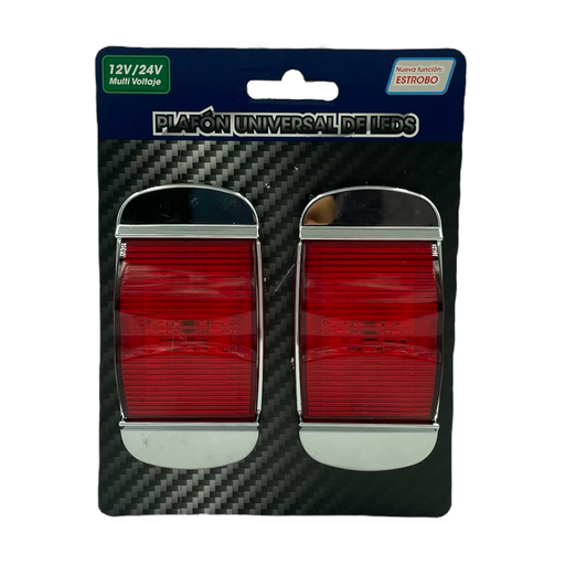 [MULT/6323/RD] Plafón lateral de 14 LED rojo