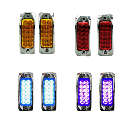 Plafón lateral de 12 LED 