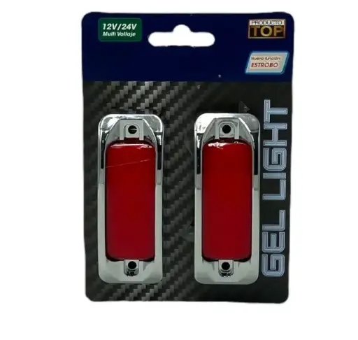 [MULT/6585/RD]  Plafón universal lateral con luz GEL rojo