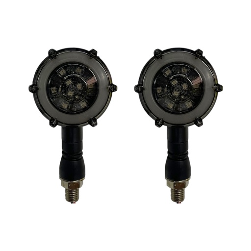 Direccional circular "moderna" (RGB y rojo disp.)