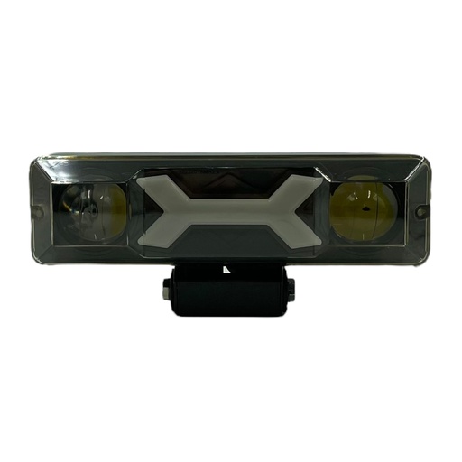 [XK40/RD/BL] Barra LED de alta intensidad con DRL rojo/azul