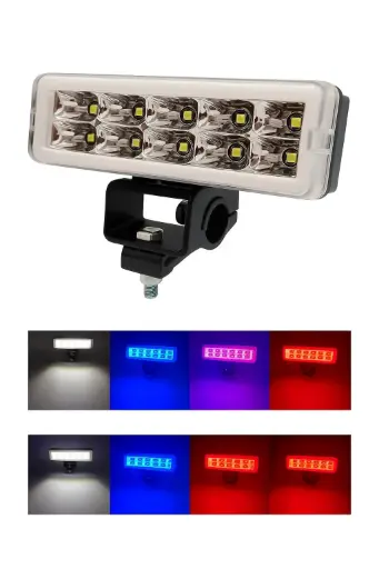 [XK46] Barra LED de alta intensidad con arillo de GEL RBL