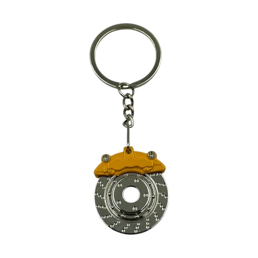 [LLAV/02/YELLOW] Llavero de disco dorado