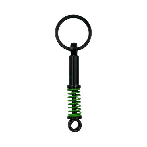 [LLAV/16/GREEN] Llavero de amortiguador verde