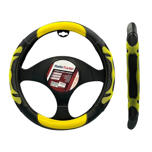 [FVO416BKYL-TFI] Funda cubrevolante negro con amarillo