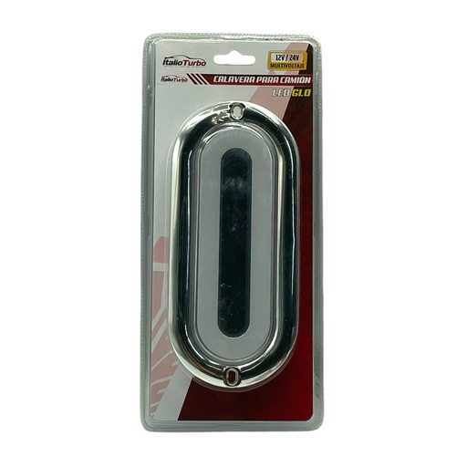 [PLA6747W-SAI] Plafón ovalado blanco con efecto de espejo de 6 pulgadas 