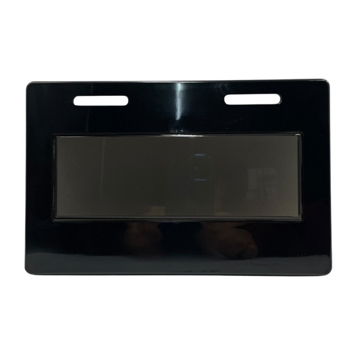 [PPM-NG-HM] Portaplaca para moto negro y base humo