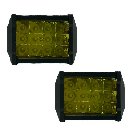 [FL51/BLACK/STR/YELLO] Faro de LED ámbar