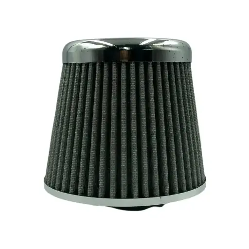 [1115/CH] Filtro de aire para coche universal cromo
