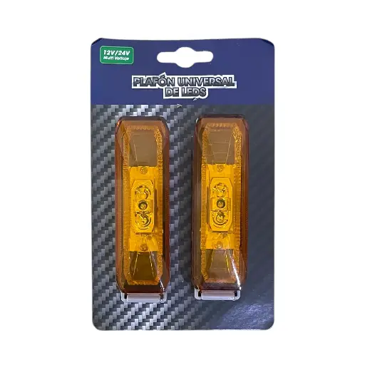 [MULT/6633/STR/AM] Plafón lateral ámbar LED galactic