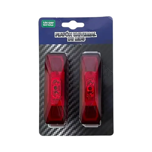 [MULT/6633/STR/RD] Plafón lateral rojo LED galactic