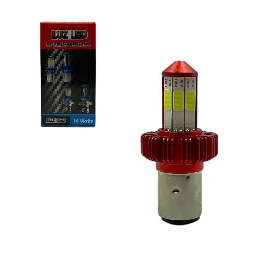 [FOCO111/2CLAW/RD] Foco LED rojo de 6 caras para motocicleta 