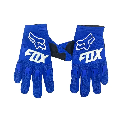 [GLOVESFBLUE] Guantes azules tipo fox unitalla