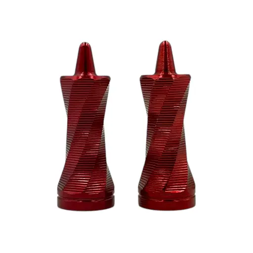[RS-GRL-12039R] Tapón para válvula en forma de espiral rojo