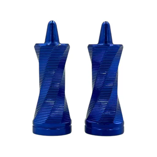 [RS-GRL-12039BU] Tapón para válvula en forma de espiral azul