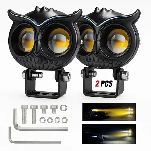 [DJBUHO20W] Faro LED para moto tipo buho