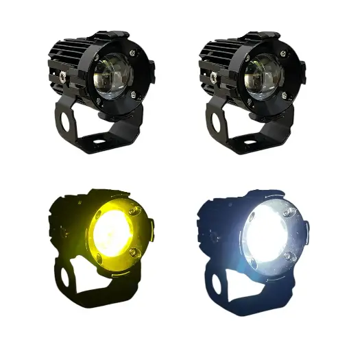 [DJ715PRE] Faro Titan Pro bicolor (ámbar/blanco)