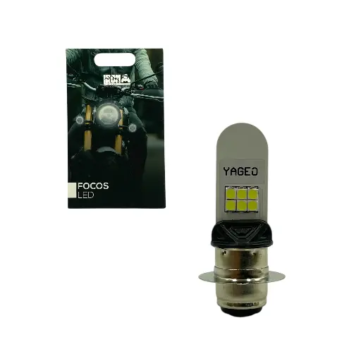 [M5-SILVER] Foco Thunder LED de presión para moto