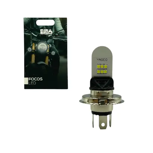 [H4-SILVER] Foco H4 blanco Blaze LED 