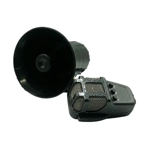 [SI-3TC] Sirena de 3 tonos tipo patrulla con altavoz