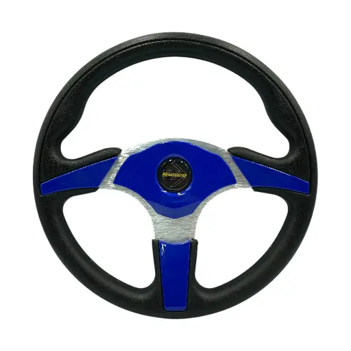 [QC-5190/BLUE] Volante automotriz azul
