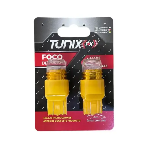 [FO-LE744433FY] Foco ámbar 7443 de 3 LED 