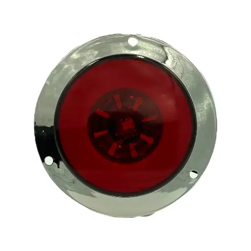 [BAS-001 ROJO] Plafón LED y arillo glo (Par)