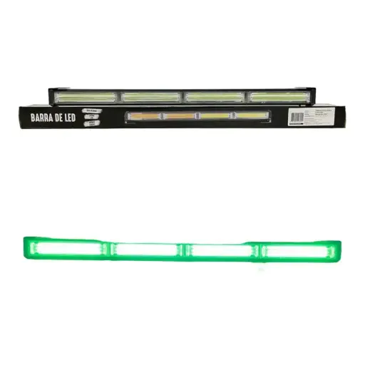[BAR60SINGLEGF] Barra LED de 4 paneles cob con funciones Iron LED verde