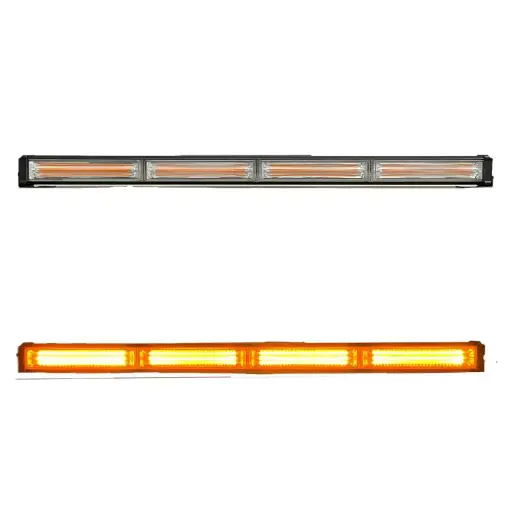 [BAR60SINGLEYF] Barra LED de 4 paneles cob con funciones Iron LED ambar