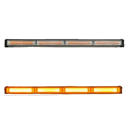 [BAR60SINGLEYF] Barra LED de 4 paneles cob con funciones Iron LED ambar