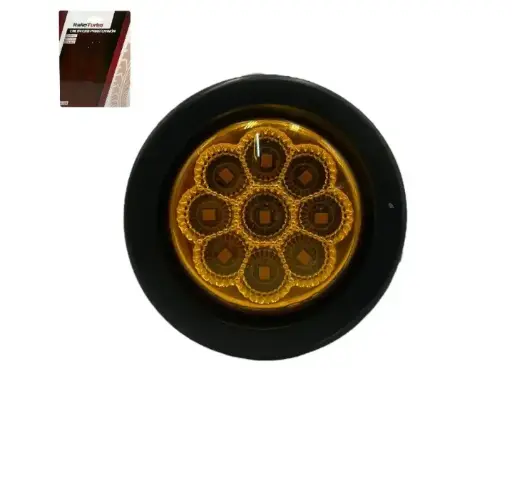 [PLA6763BY] Calavera ámbar de 2 pulgadas con funciones (ámbar y rojo)