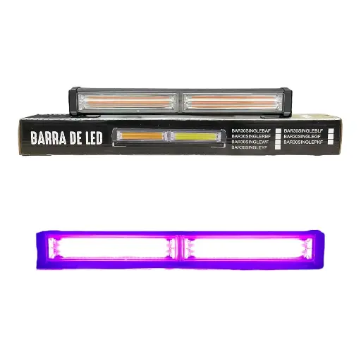 [BAR30SINGLEPKF] Barra LED rosa de 2 paneles COB con múltiples funciones