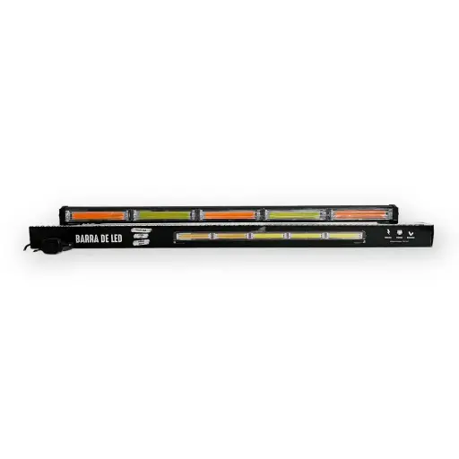 [BAR75SINGLEBAF] Barra LED blanco/ambar de 5 paneles COB con múltiples funciones