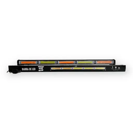 [BAR75SINGLEBAF] Barra LED blanco/ambar de 5 paneles COB con múltiples funciones