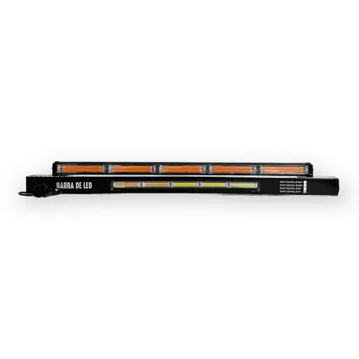 [BAR75SINGLEYF] Barra LED ámbar de 5 paneles COB con múltiples funciones