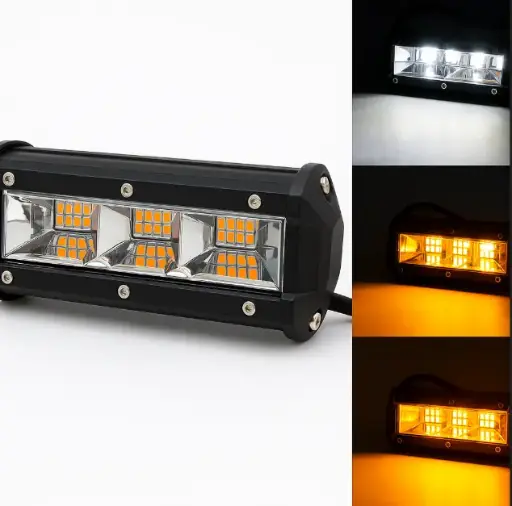 [EL32/STR/BICOLOR] Faro de LED funciones luz fijo + estrobo bicolor