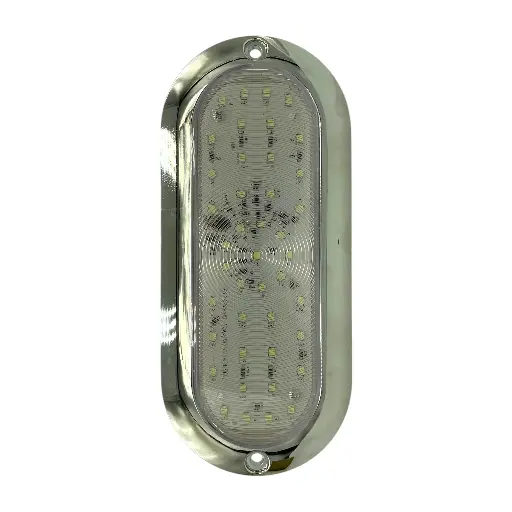 Plafón de 54 LED base cromada (varios colores)