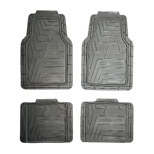 [P031/BLACK] Tapete de Goma Antideslizantes para Auto