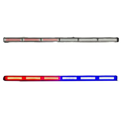 [BAR90SINGLERBF] Barra LED código patrulla de 6 paneles COB con múltiples funciones