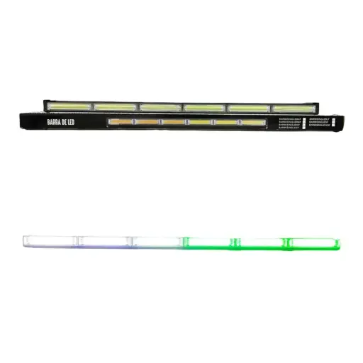 [BAR90SINGLEWGF] Barra LED blanco/verde de 6 paneles COB con múltiples funciones