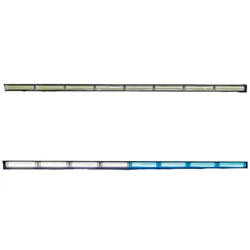 [BAR120SINGLEBLWIF] Barra LED de 8 paneles COB diferentes funciones azul/blanco