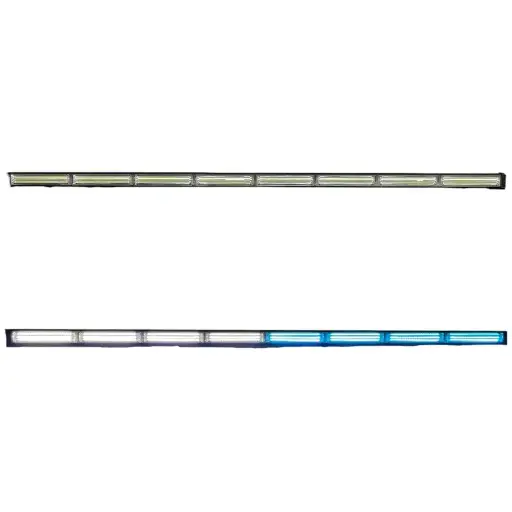 [BAR120SINGLEBLWIF] Barra LED de 8 paneles COB diferentes funciones azul/blanco