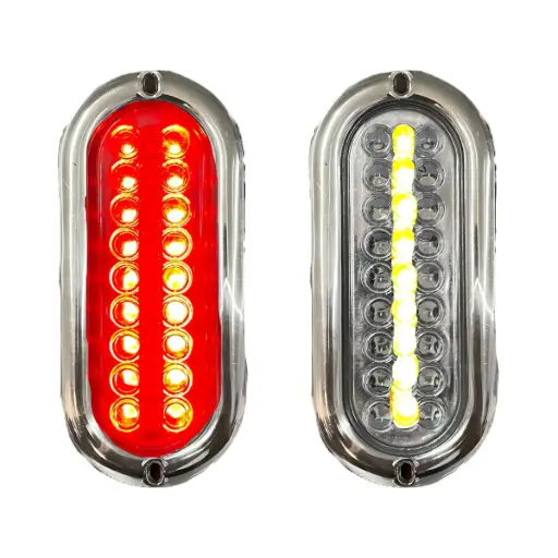 [PLA6575RY-SAI] Plafón ovalado para camión de 27 LED