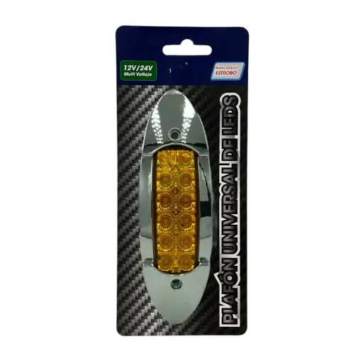 [MULT/6038/AM]  Plafón universal lateral de 12 LED 