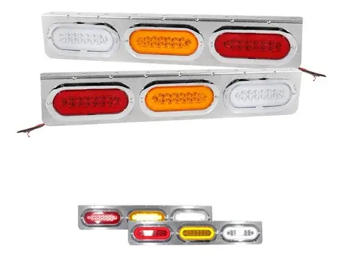 [SET/6777] Set de exhibidores de acero Inoxidable con plafones GLO Incluidos