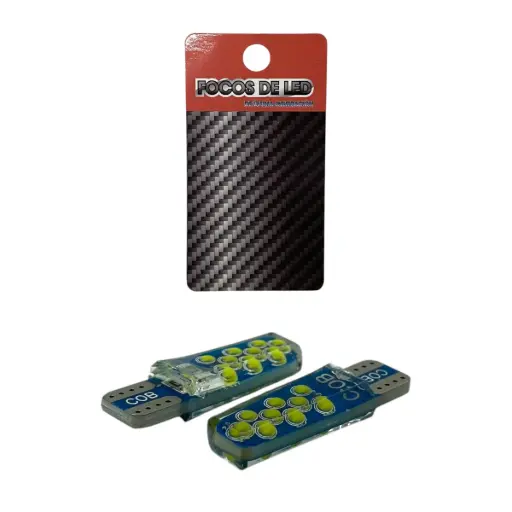 [FOCO82/WHITE] Foco de pellizco LED Blister luz blanca 