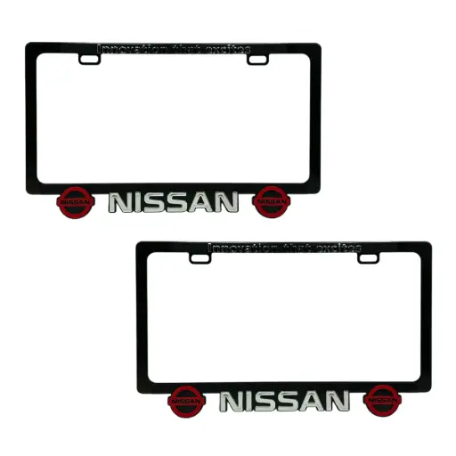 [PRELOGO-NISSAN] Portaplaca premium logo Nissan 